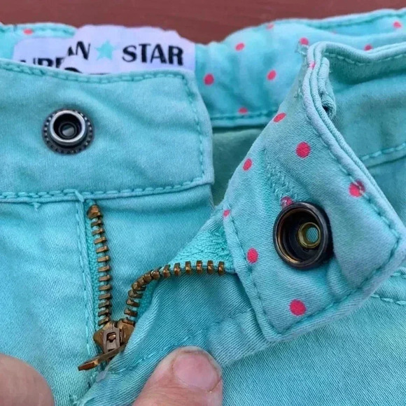 5 for 25 urban  star mint green, light denim jeans - Picture 5 of 12